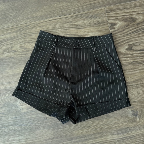 Pinstripe Shorts (S) - Picture 1 of 3
